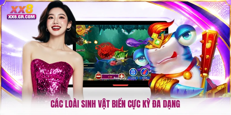 Các loài sinh vật biển cực kỳ đa dạng
