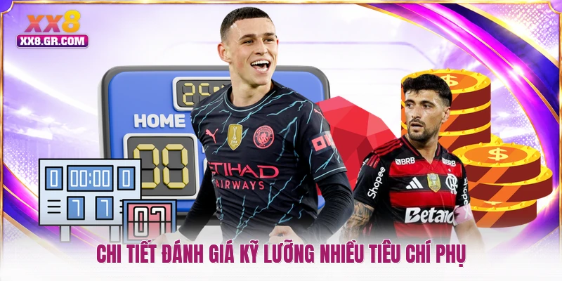 Chi tiết đánh giá kỹ lưỡng nhiều tiêu chí phụ